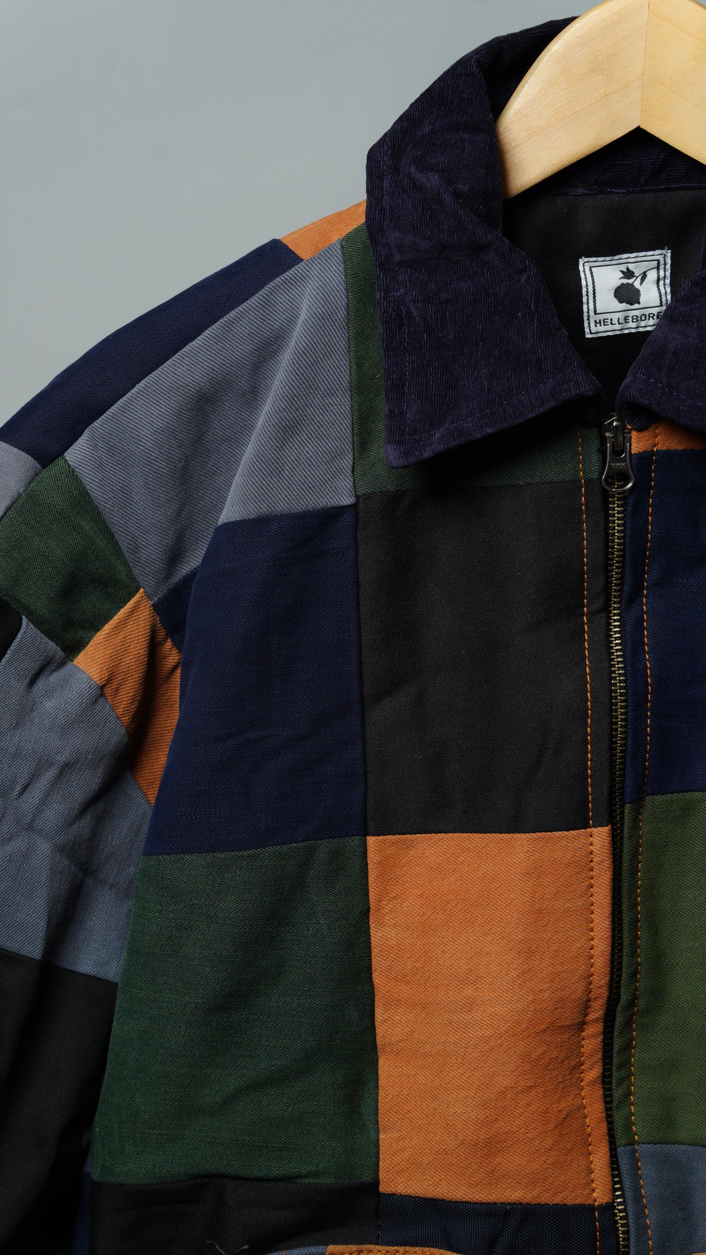 Upcycled Patchwork Jacket Size L