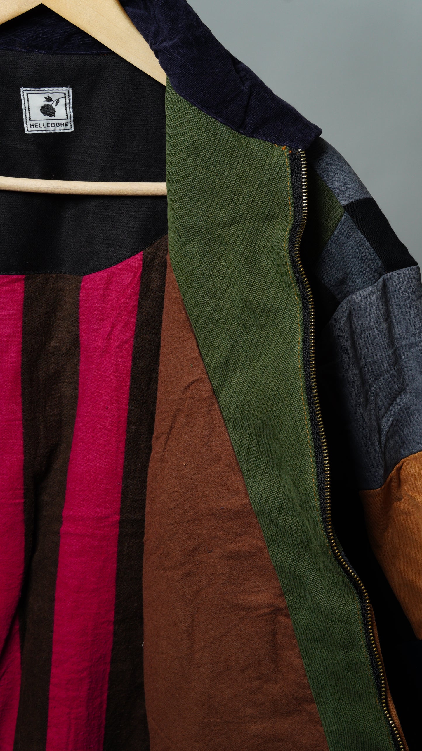 Upcycled Patchwork Jacket Size L