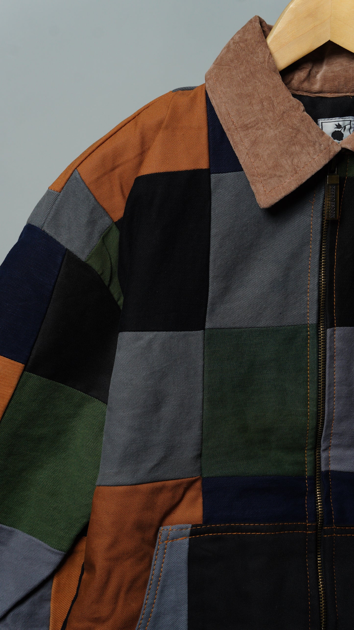 Upcycled Patchwork Jacket Size L