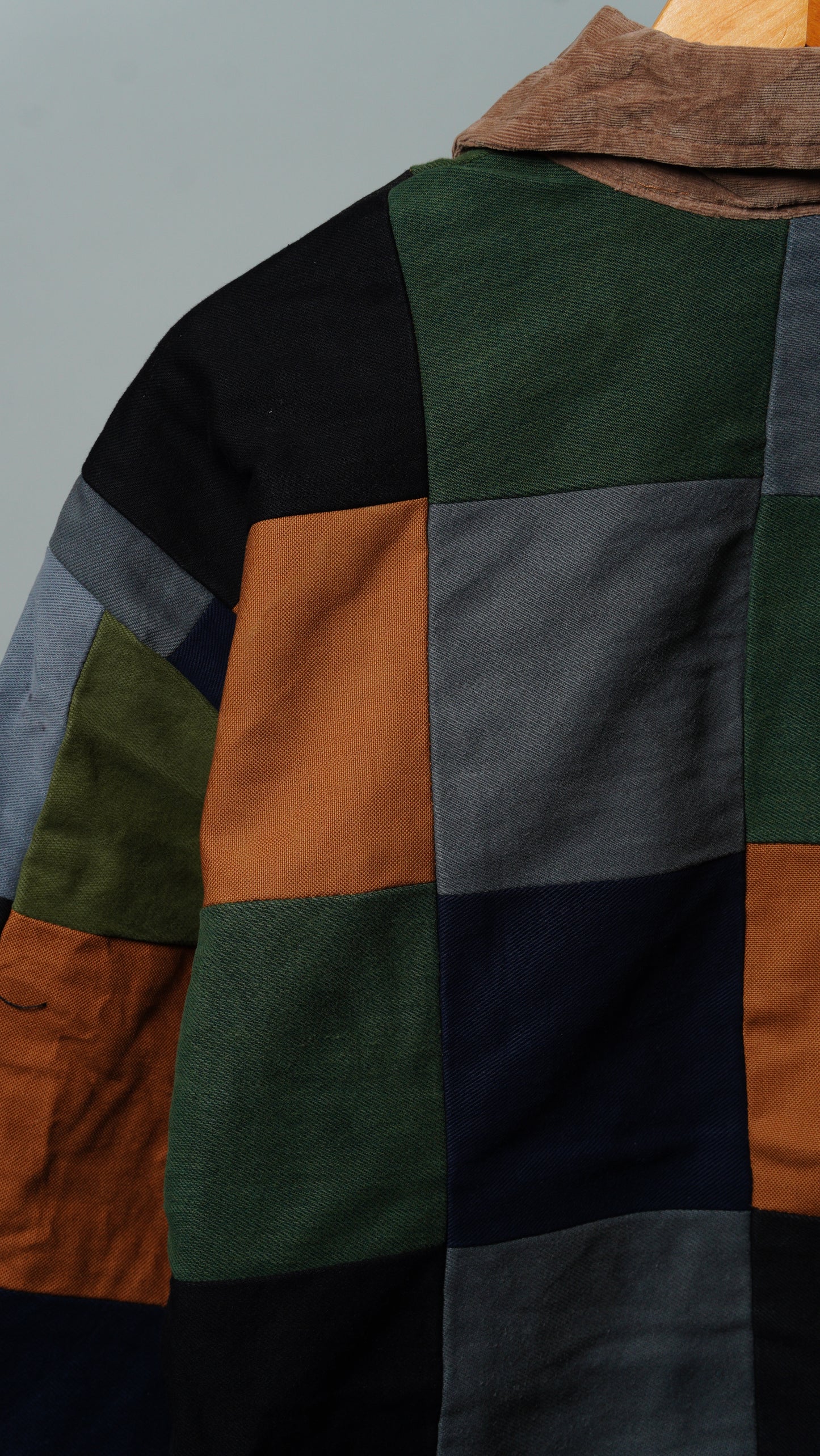 Upcycled Patchwork Jacket Size L