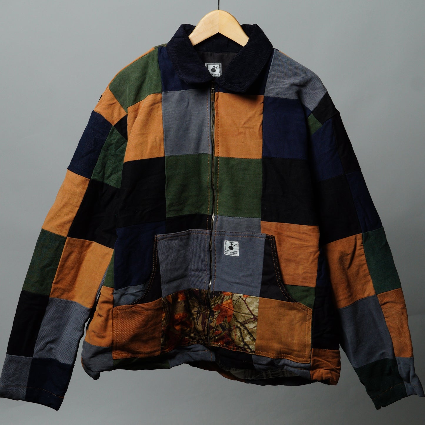 Upcycled Patchwork Jacket Size XL