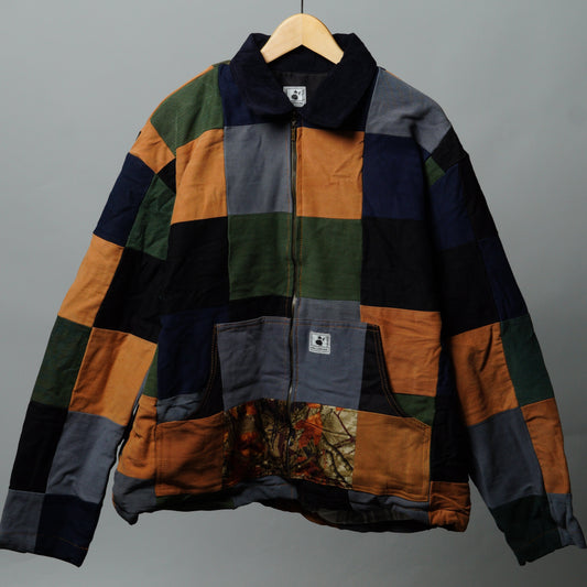 Upcycled Patchwork Jacket Size XL