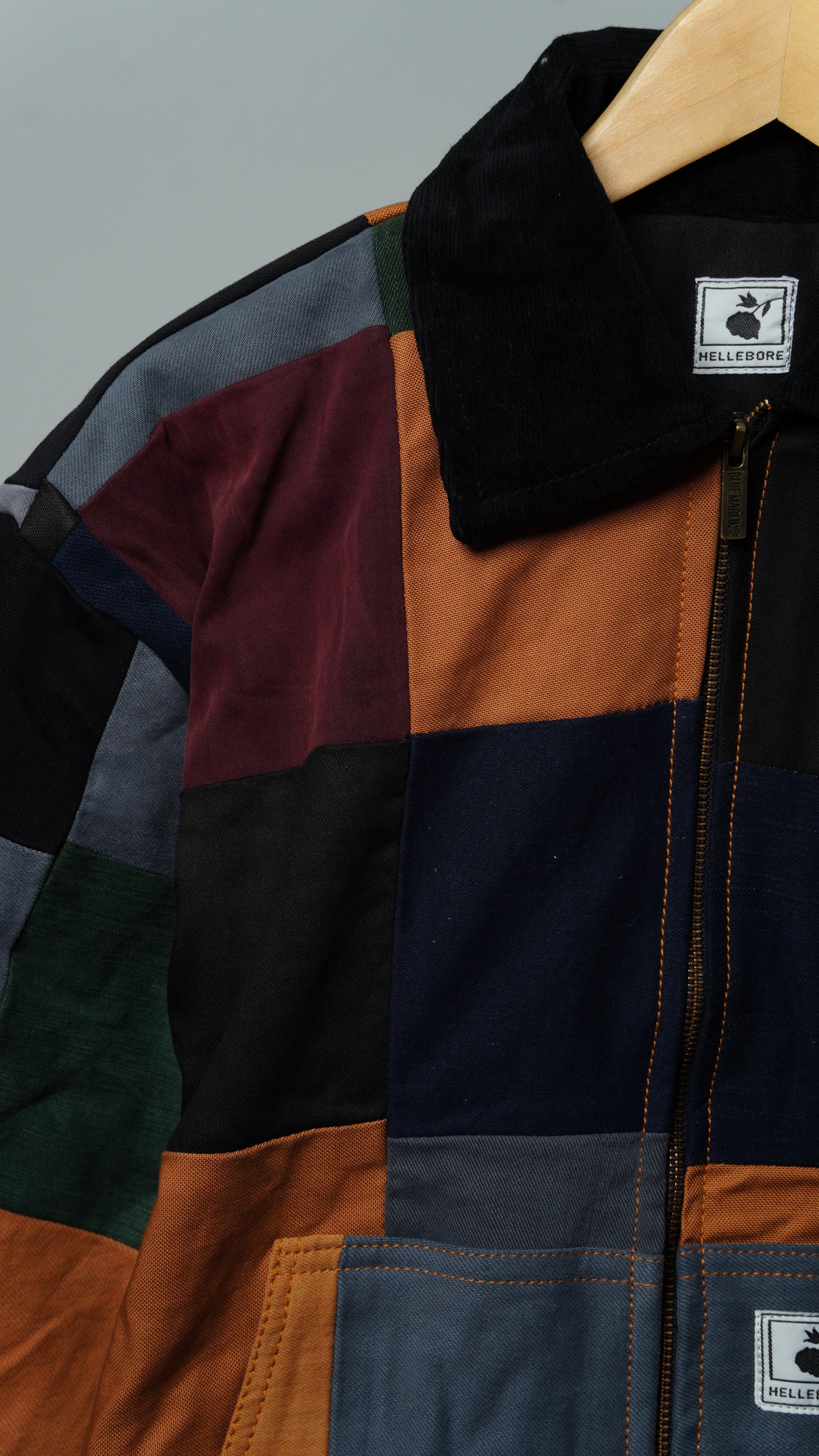 Upcycled Patchwork Jacket Size S