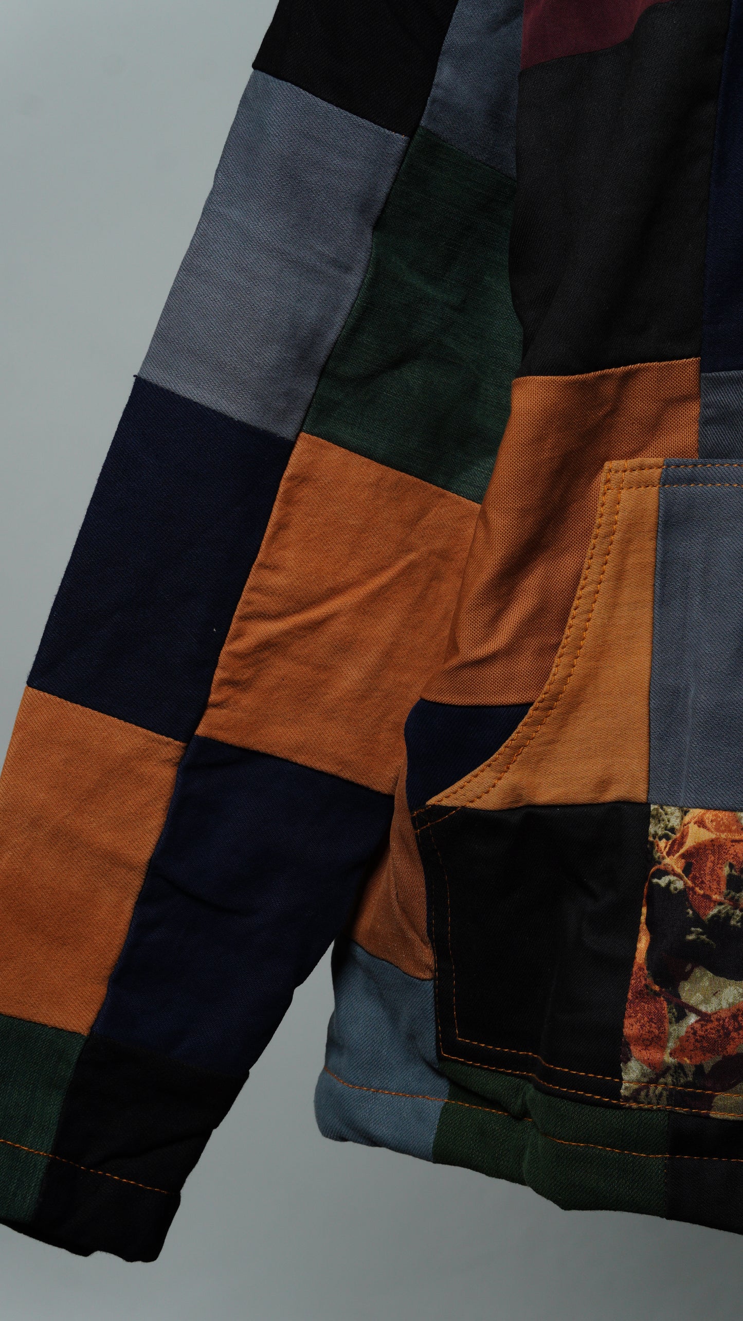 Upcycled Patchwork Jacket Size S