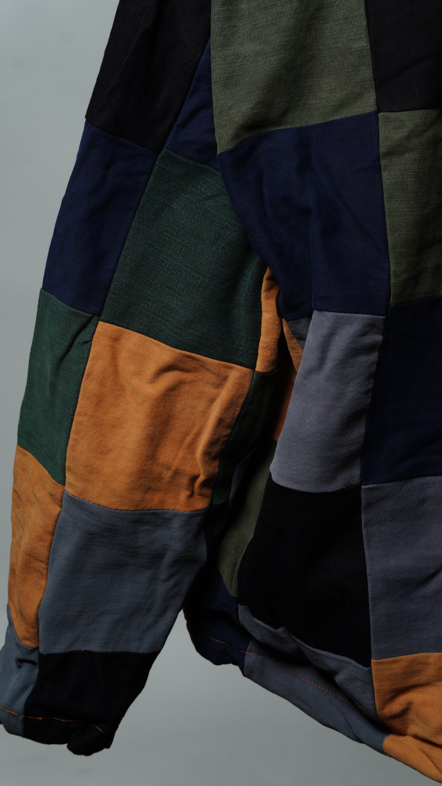 Upcycled Patchwork Jacket Size XL