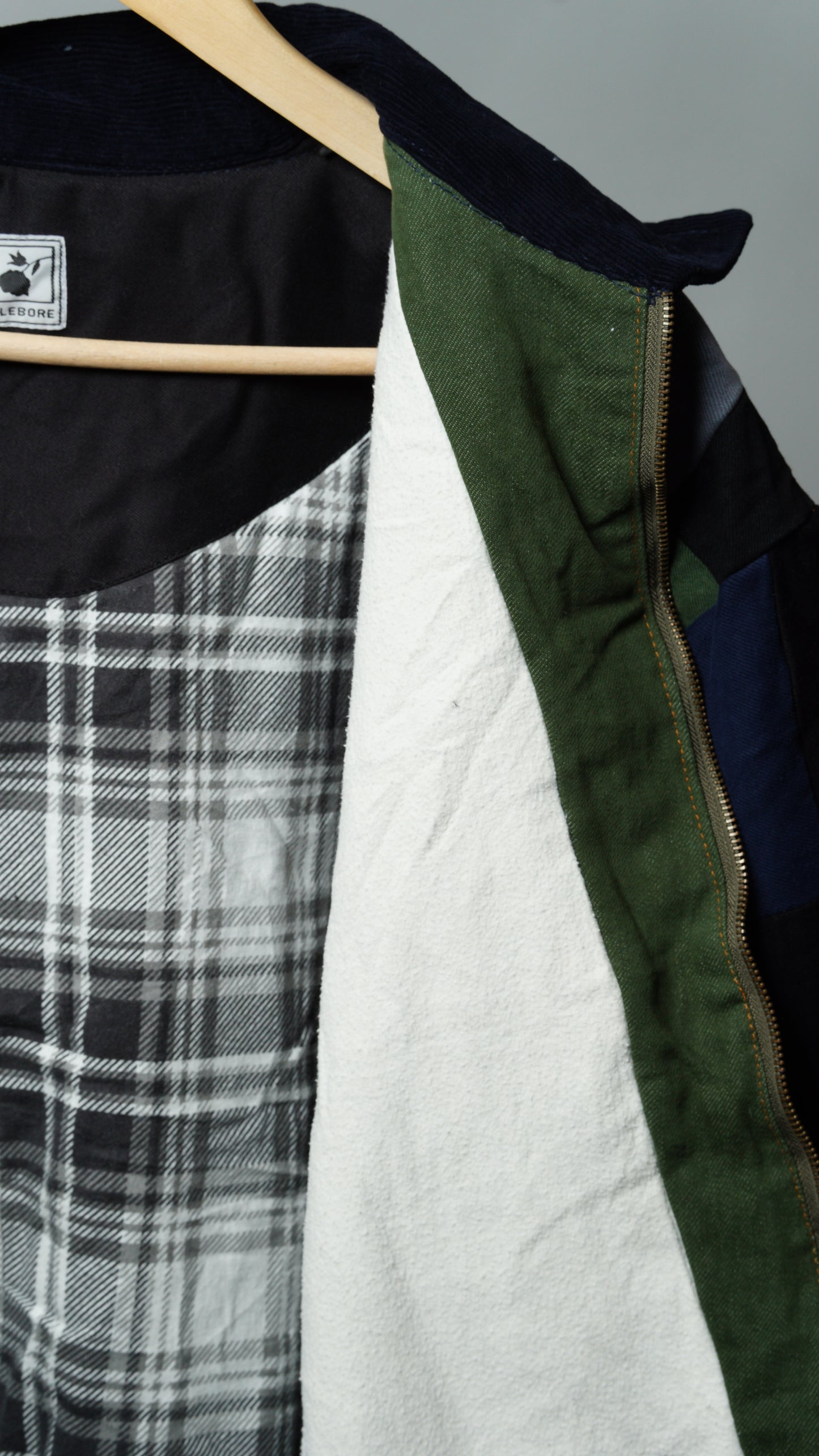 Upcycled Patchwork Jacket Size XL