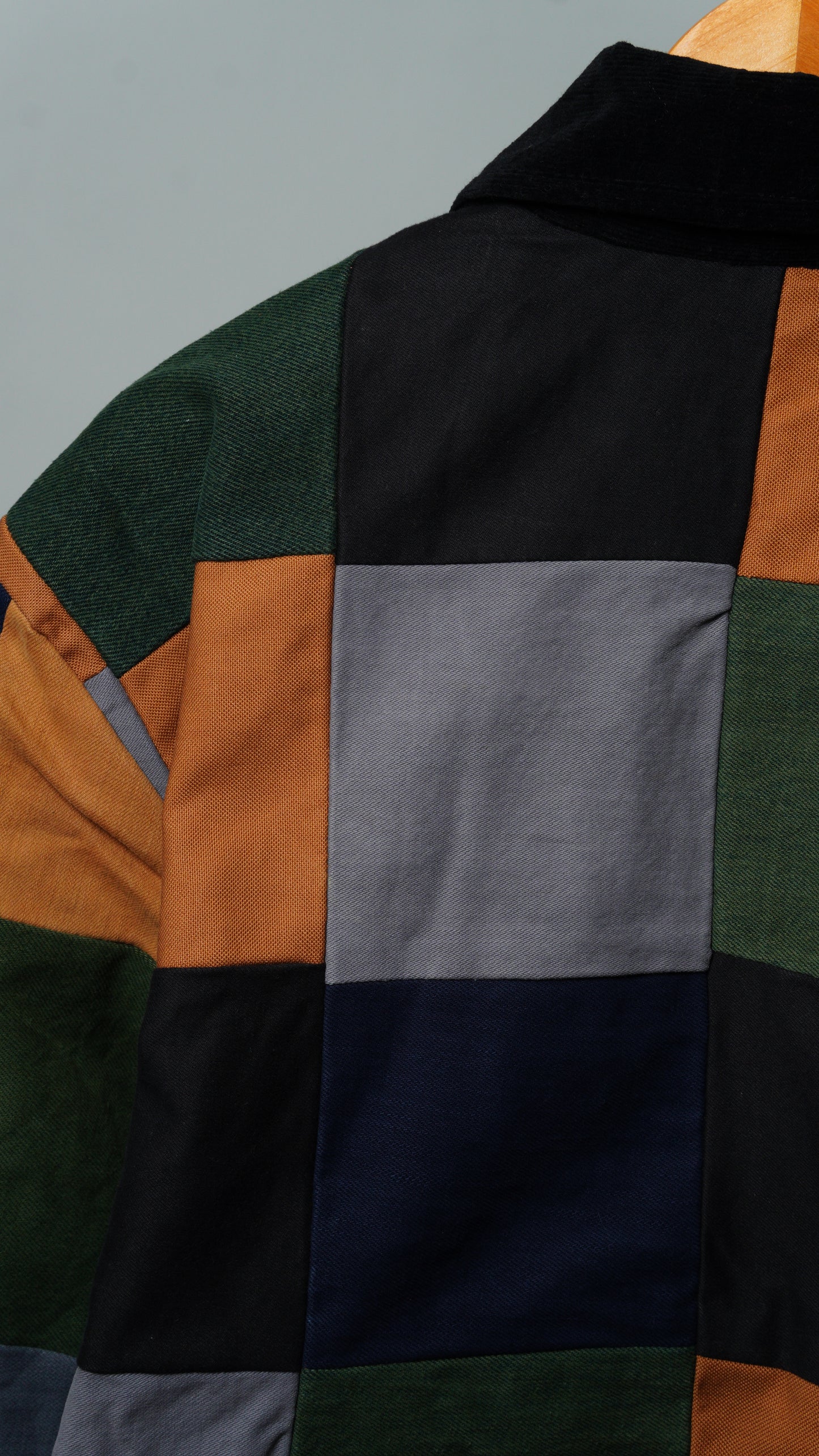 Upcycled Patchwork Jacket Size S