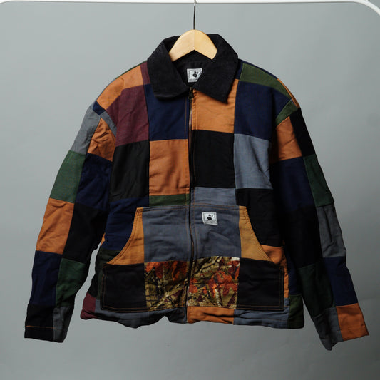 Upcycled Patchwork Jacket Size S