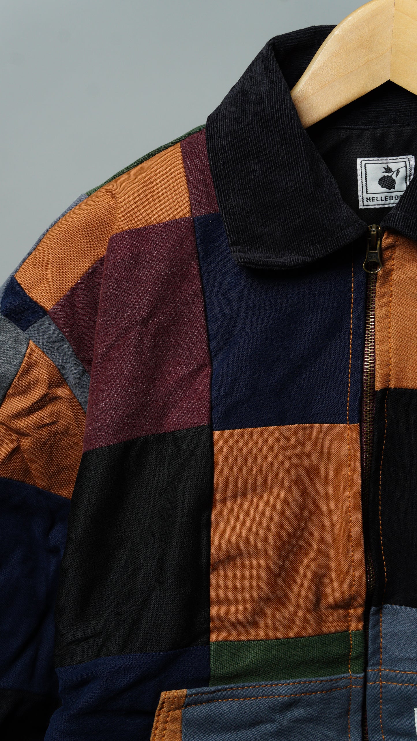 Upcycled Patchwork Jacket Size S