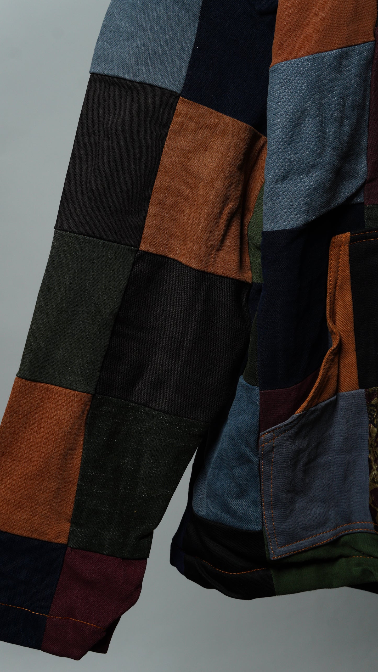 Upcycled Patchwork Jacket Size M