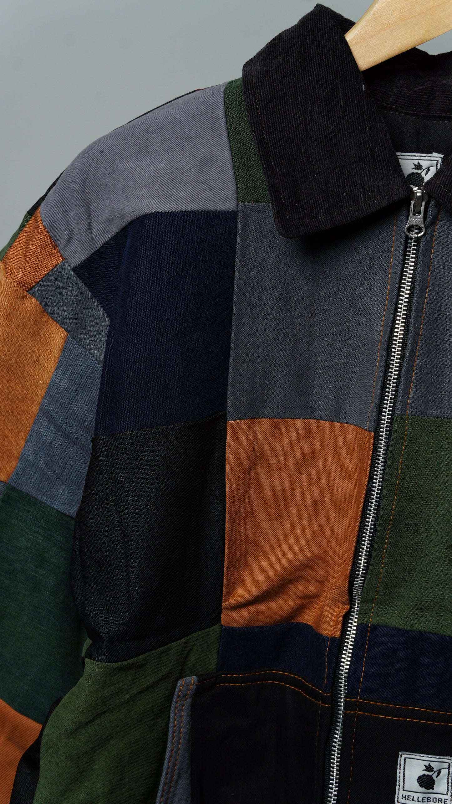 Upcycled Patchwork Jacket Size M