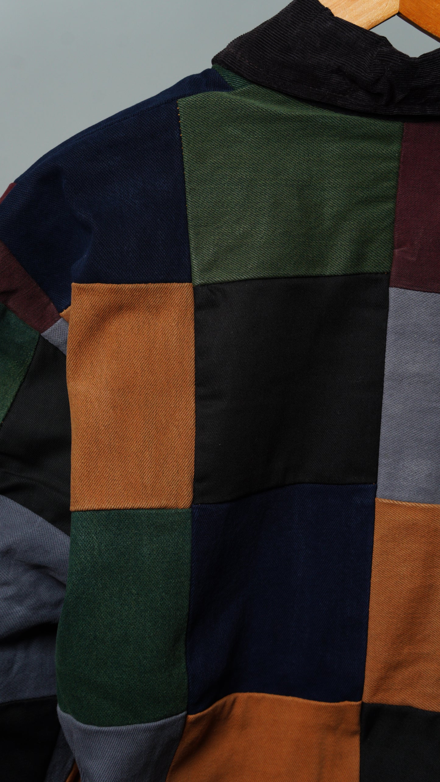 Upcycled Patchwork Jacket Size M