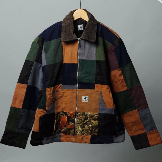 Upcycled Patchwork Jacket Size M