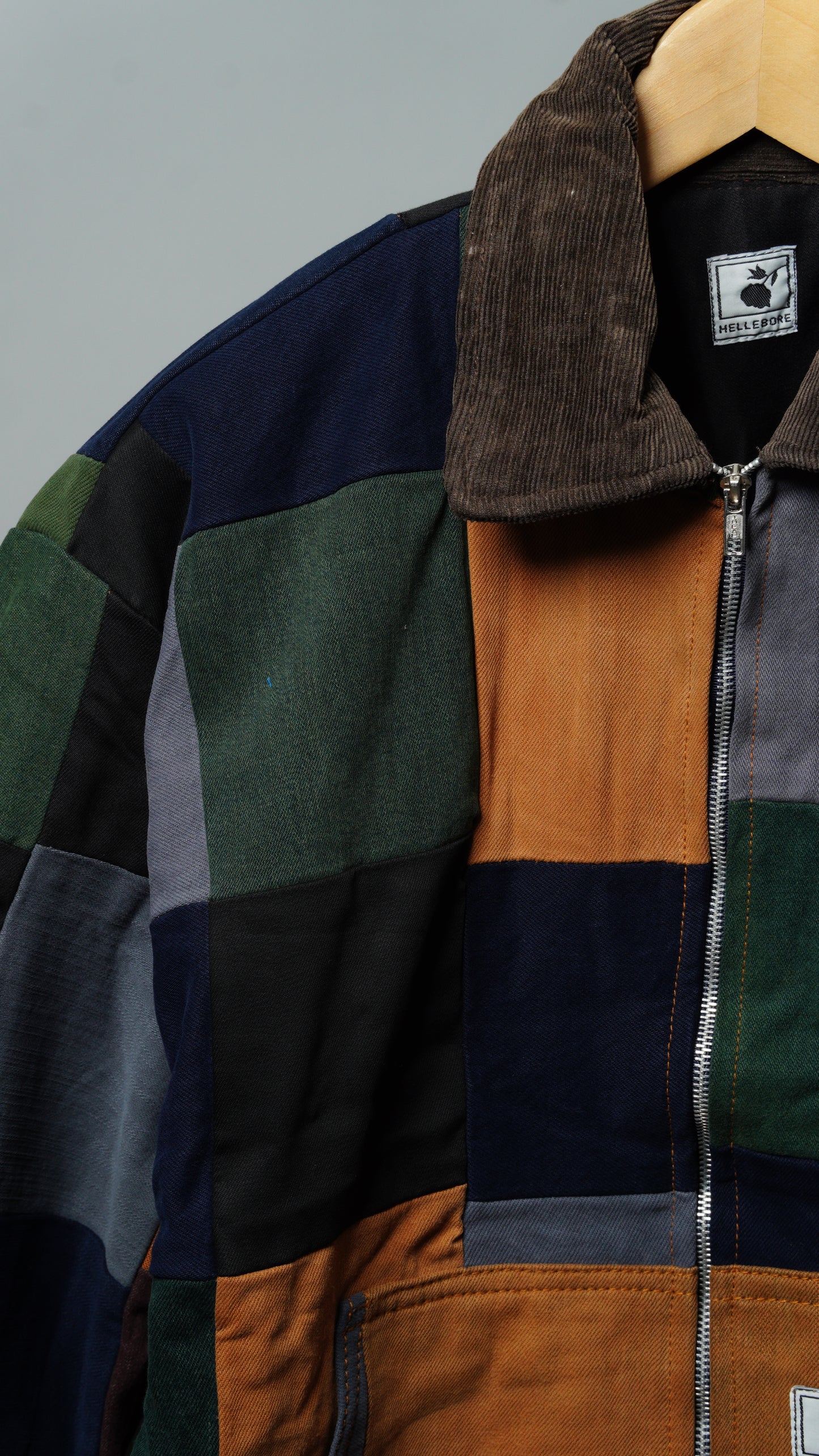 Upcycled Patchwork Jacket Size M