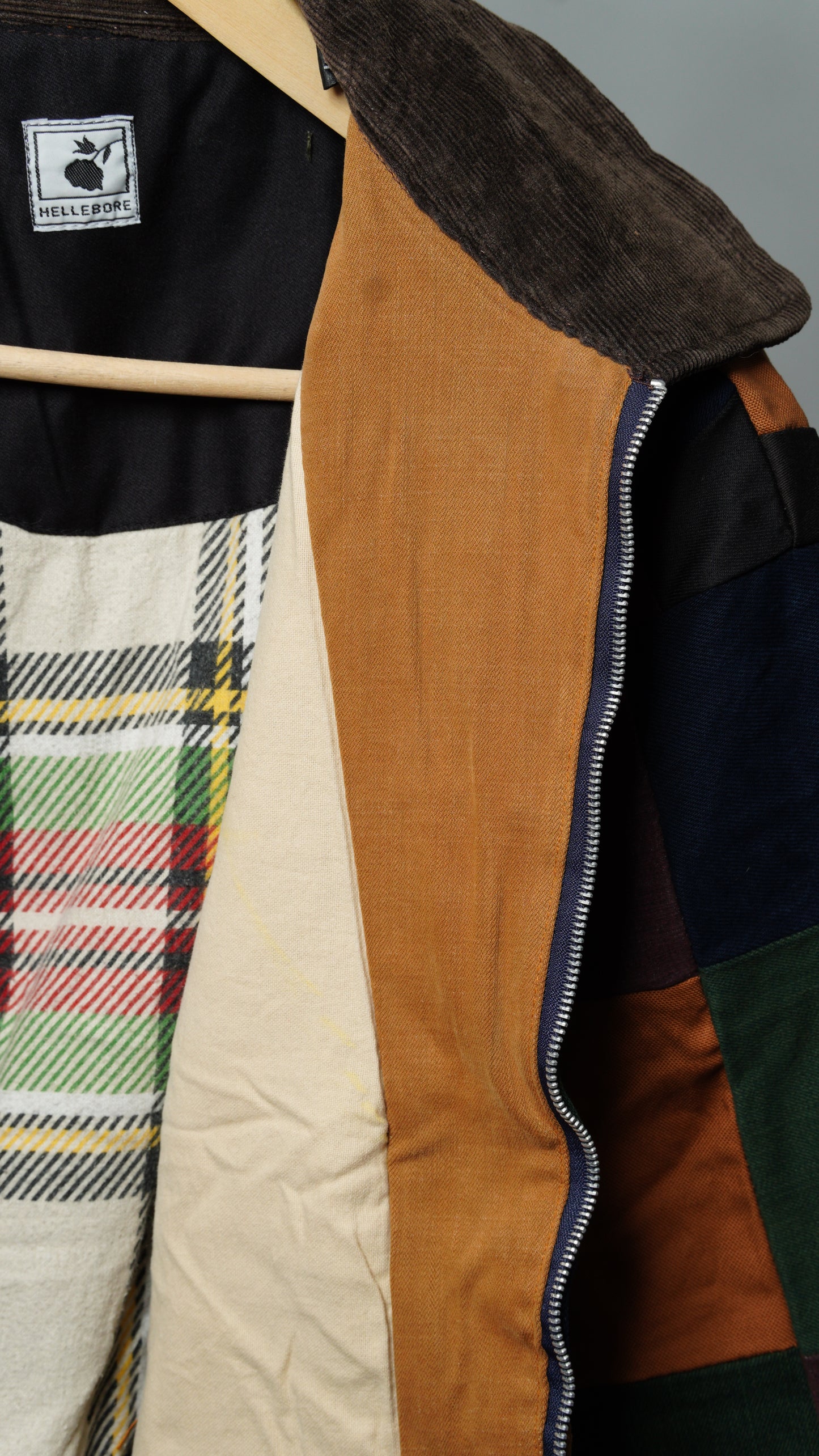 Upcycled Patchwork Jacket Size M