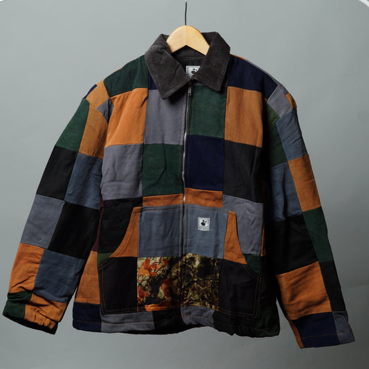 Upcycled Patchwork Jacket Size M