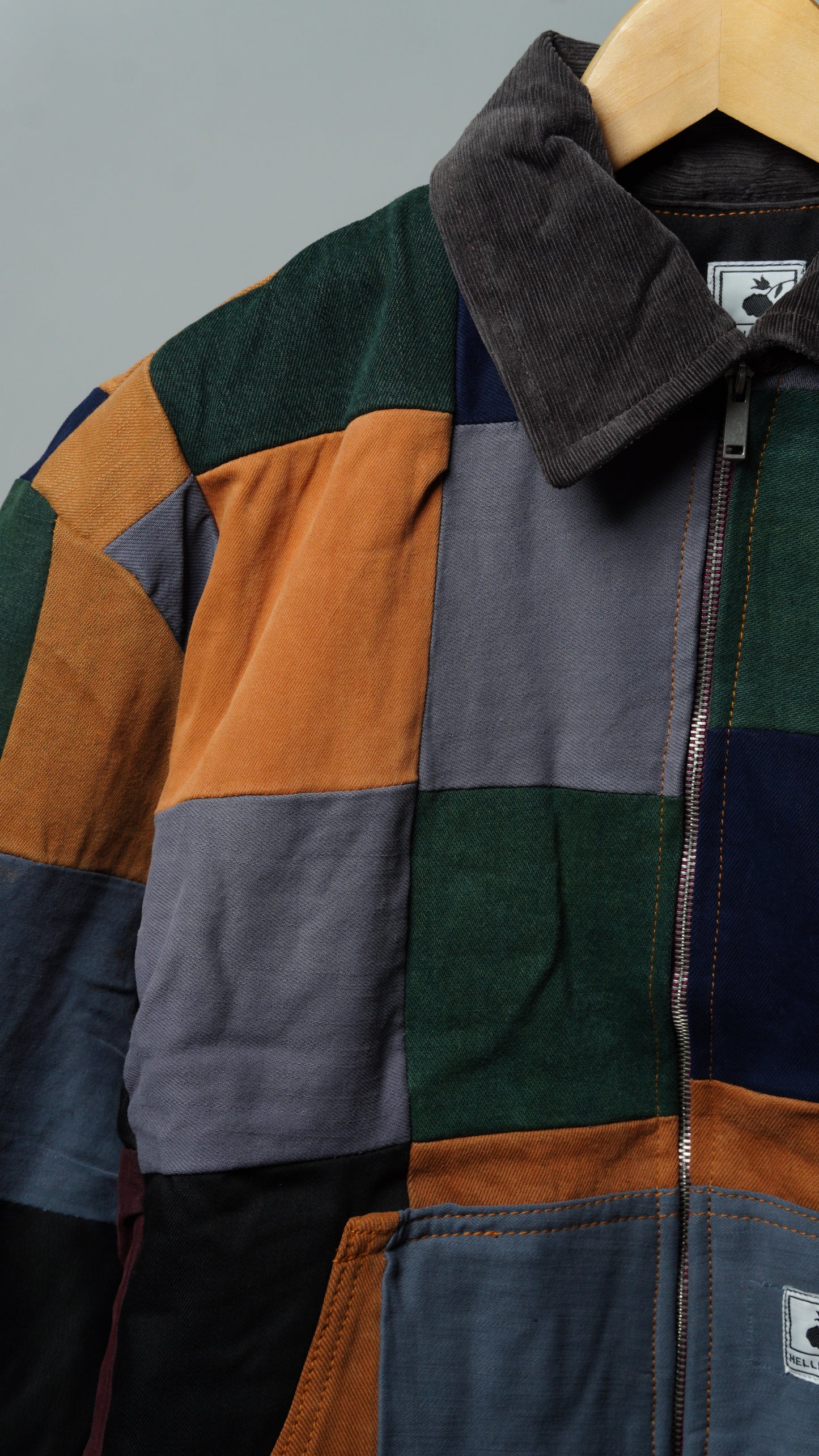 Upcycled Patchwork Jacket Size M