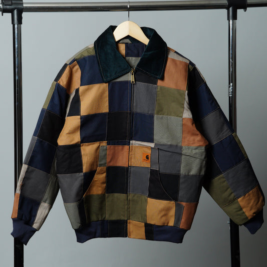 Checkered Patchwork Jacket Size M