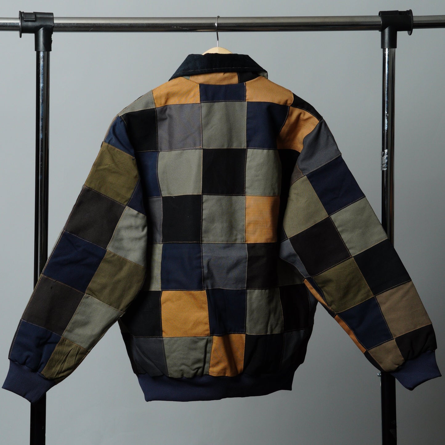 Checkered Patchwork Jacket Size M