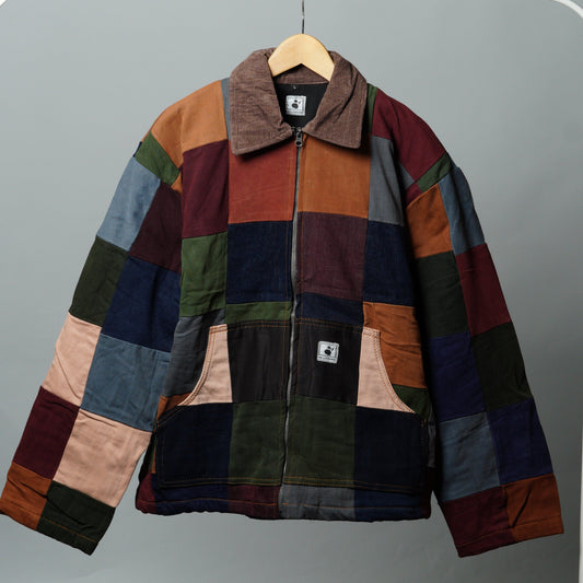 Upcycled Patchwork Jacket Size L