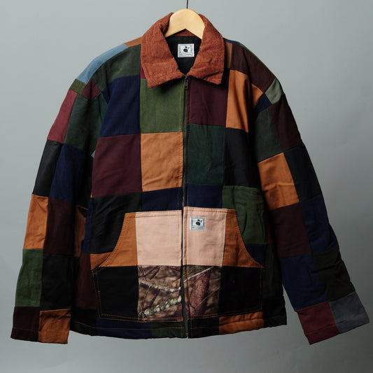 Upcycled Patchwork Jacket Size L