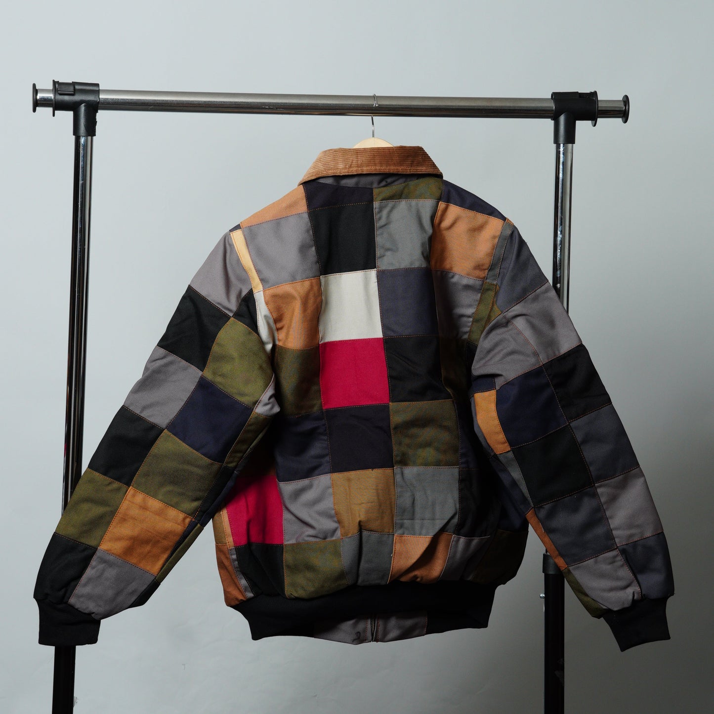 Checkered Patchwork Jacket Size M