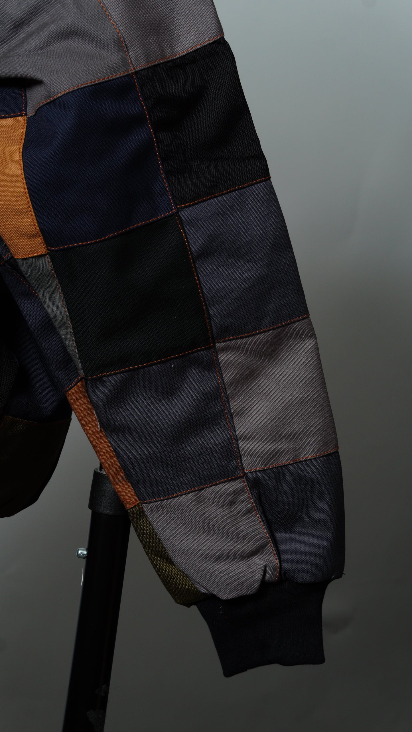 Checkered Patchwork Jacket Size M