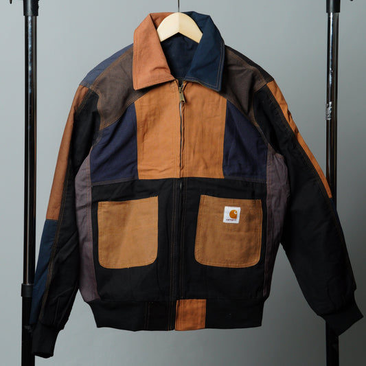 Workwear Colorblock Patch Pocket Jacket Size L