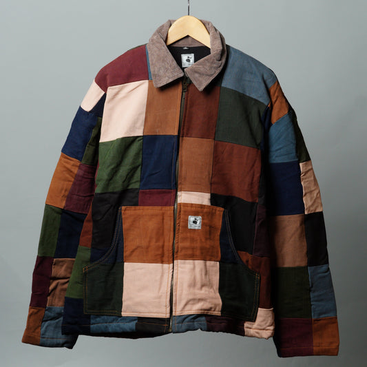 Upcycled Patchwork Jacket Size XL