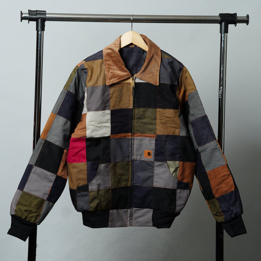 Checkered Patchwork Jacket Size M