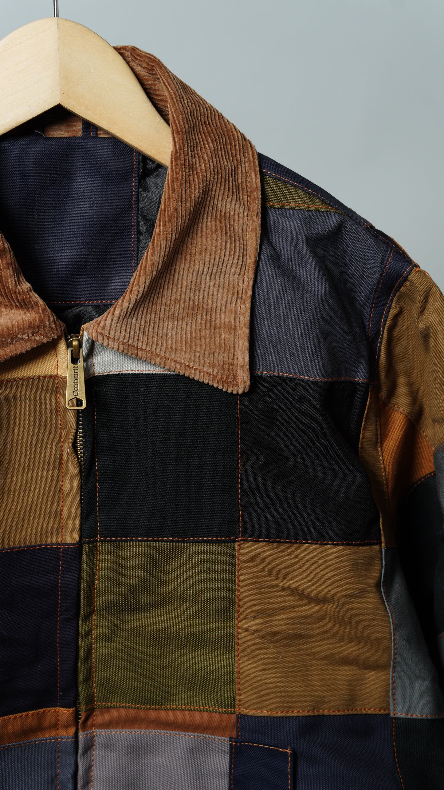 Checkered Patchwork Jacket Size M