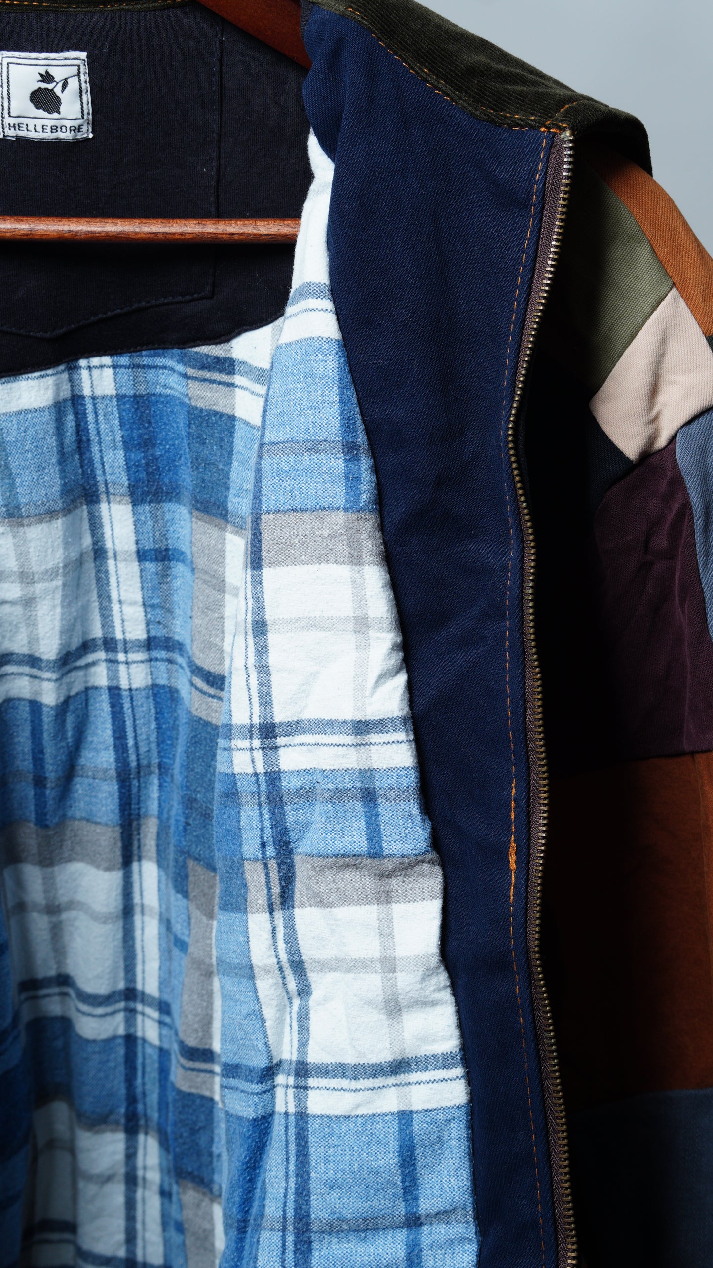 Upcycled Patchwork Jacket Size M