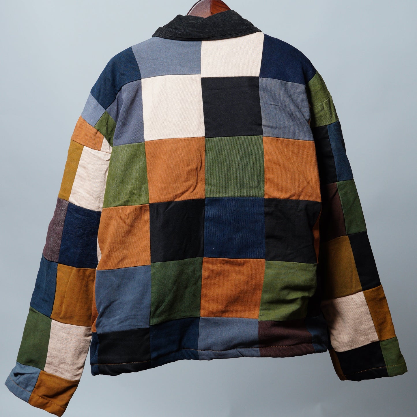 Upcycled Patchwork Jacket Size XL