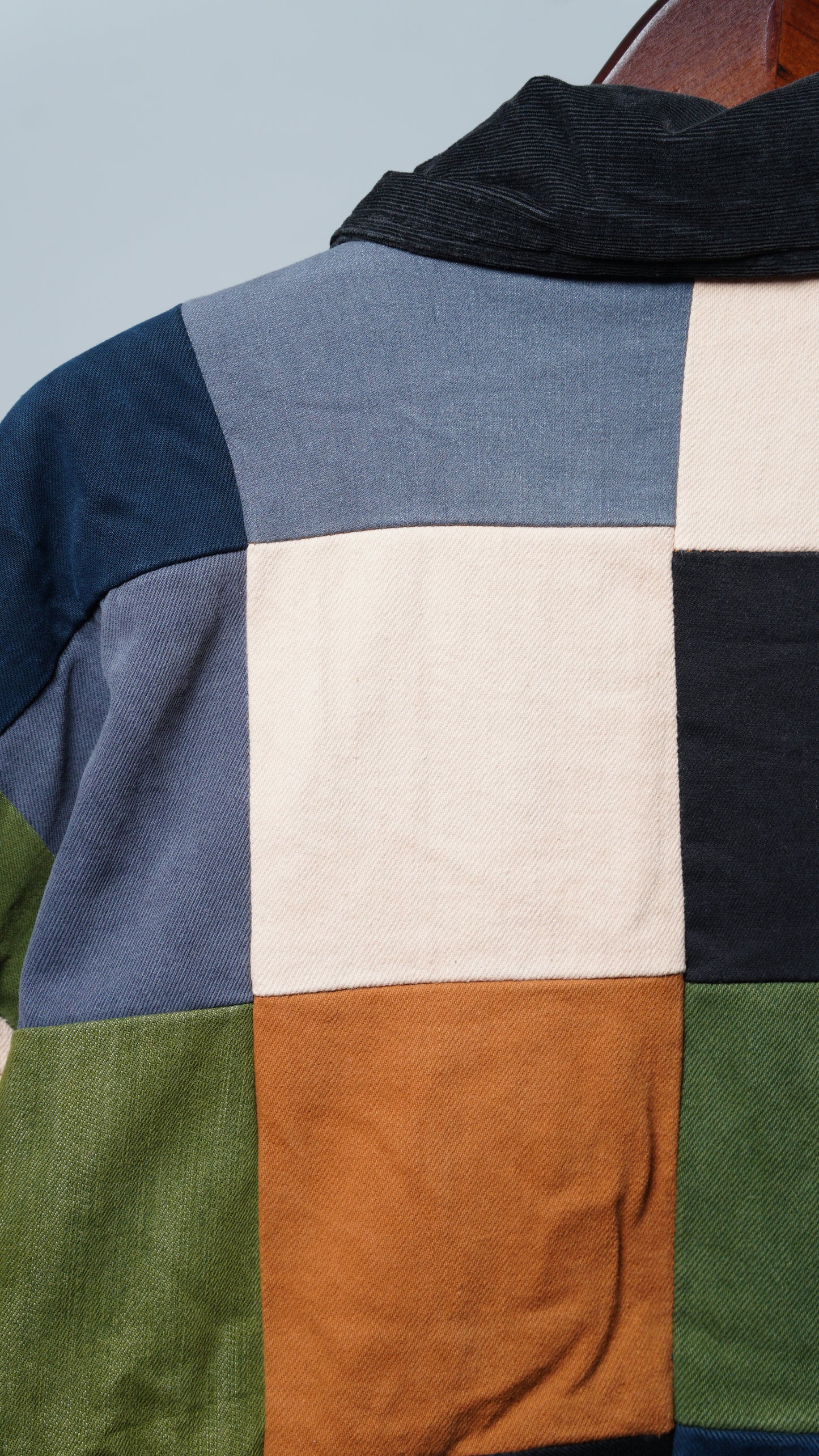 Upcycled Patchwork Jacket Size XL