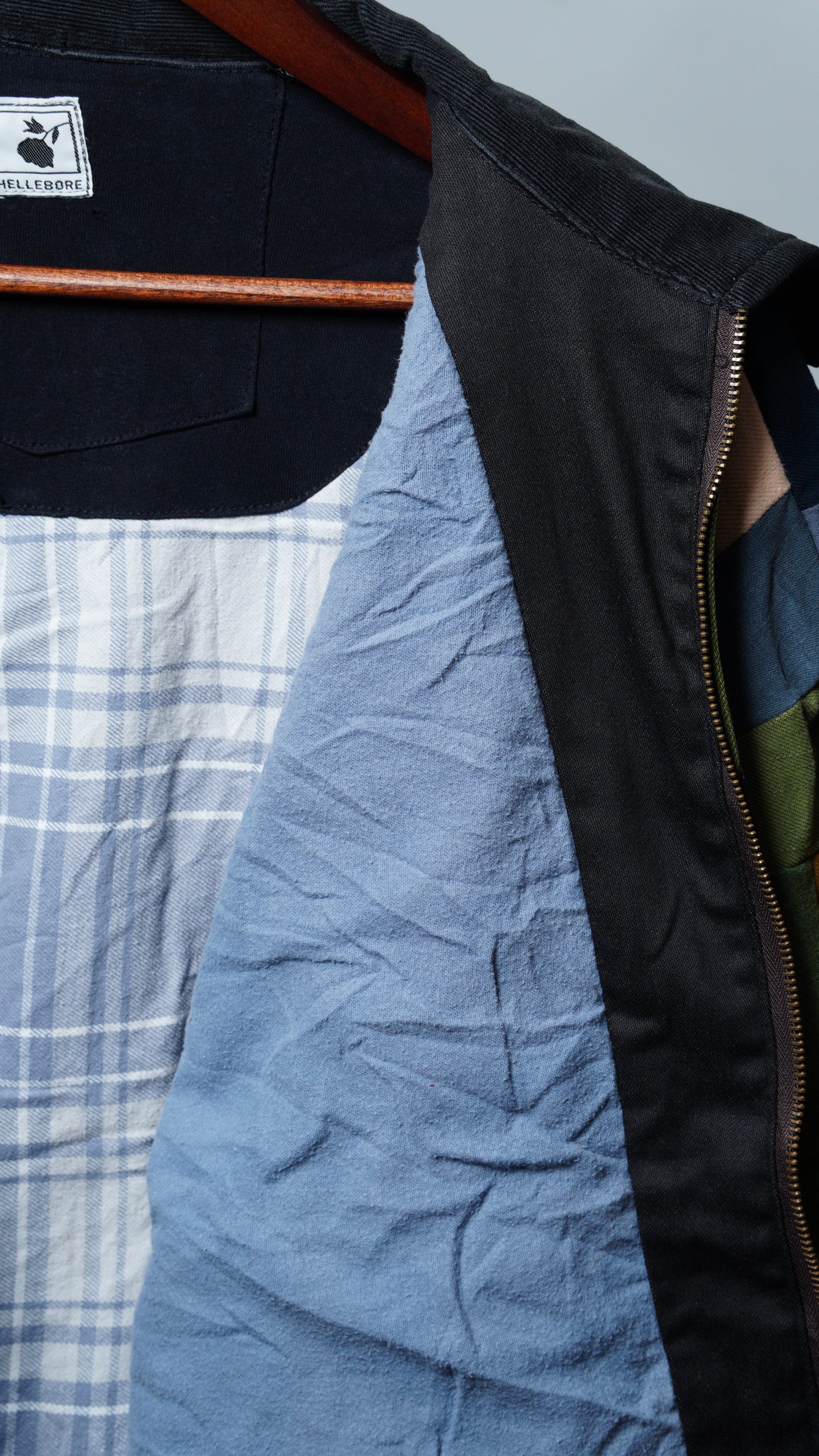 Upcycled Patchwork Jacket Size XL