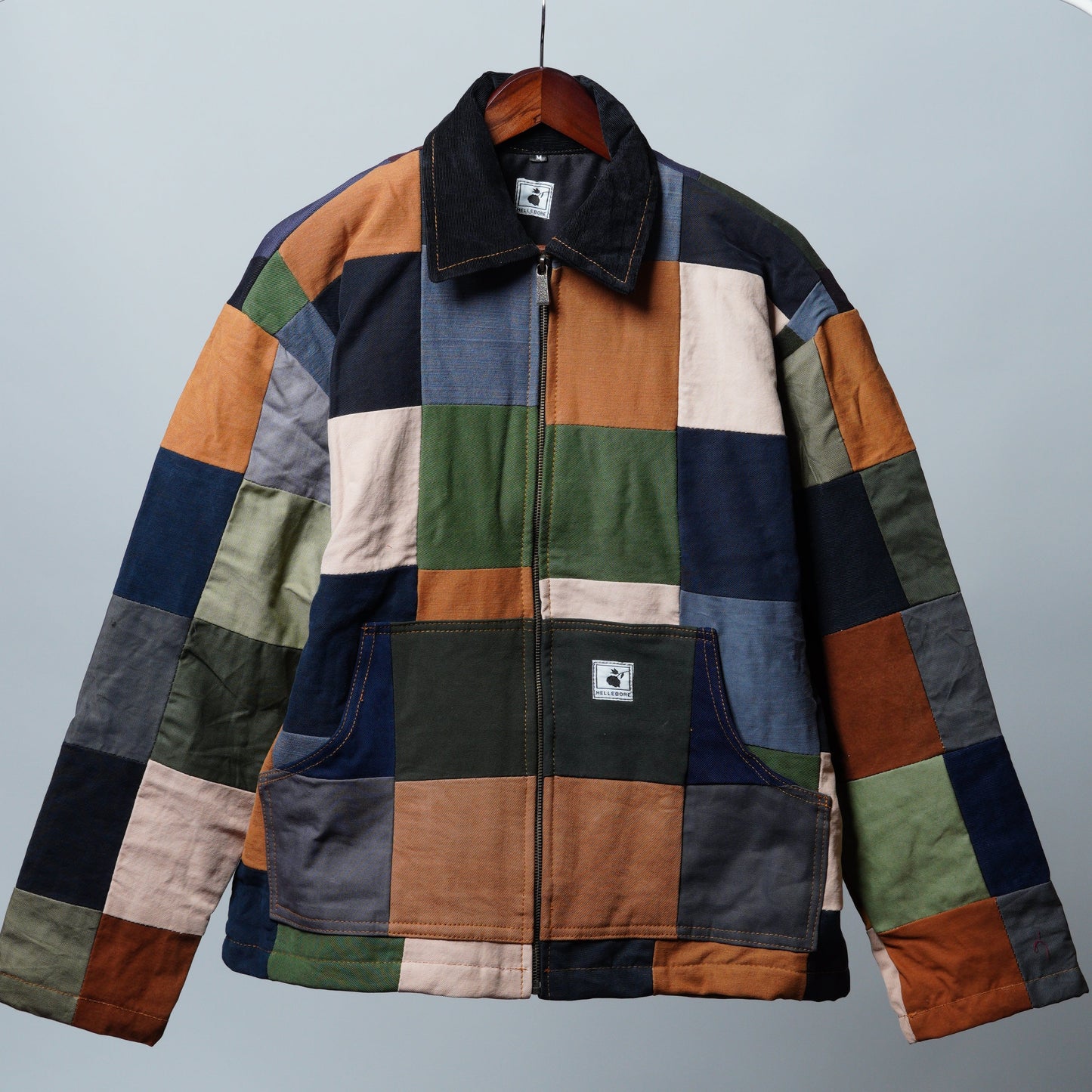 Upcycled Patchwork Jacket Size M