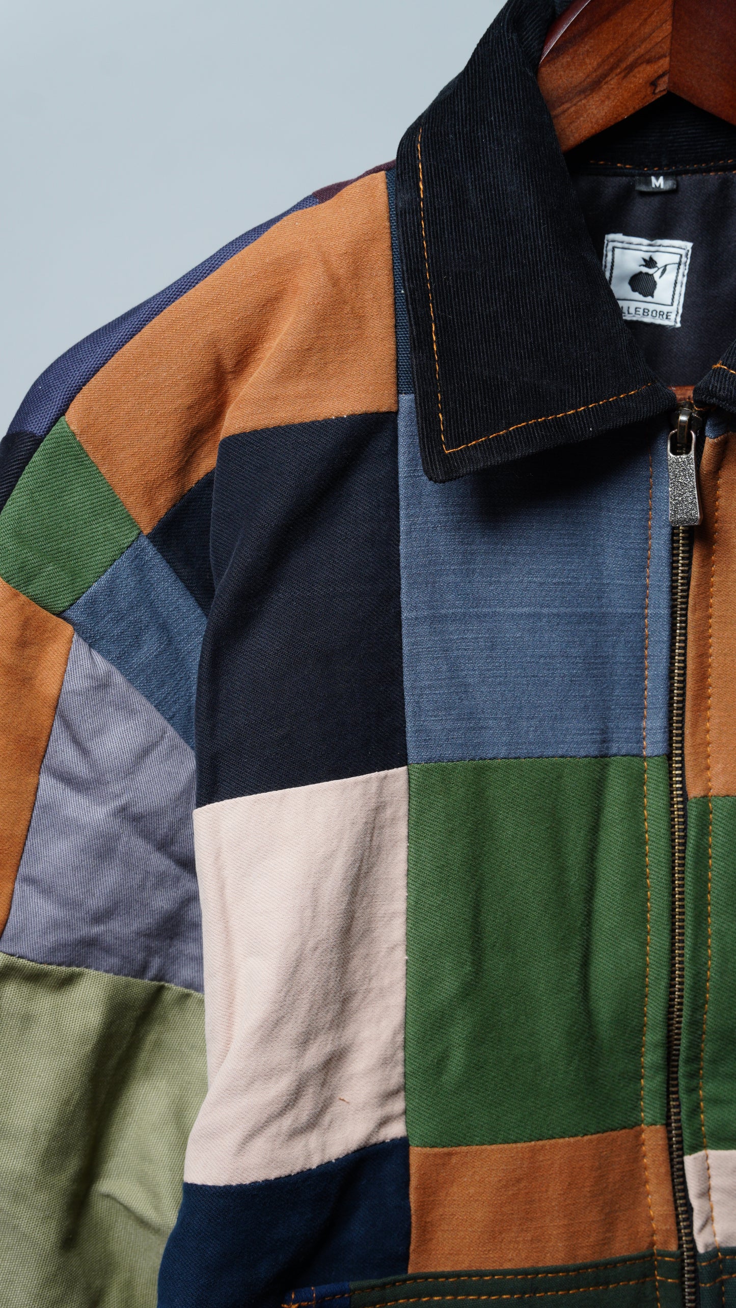 Upcycled Patchwork Jacket Size M