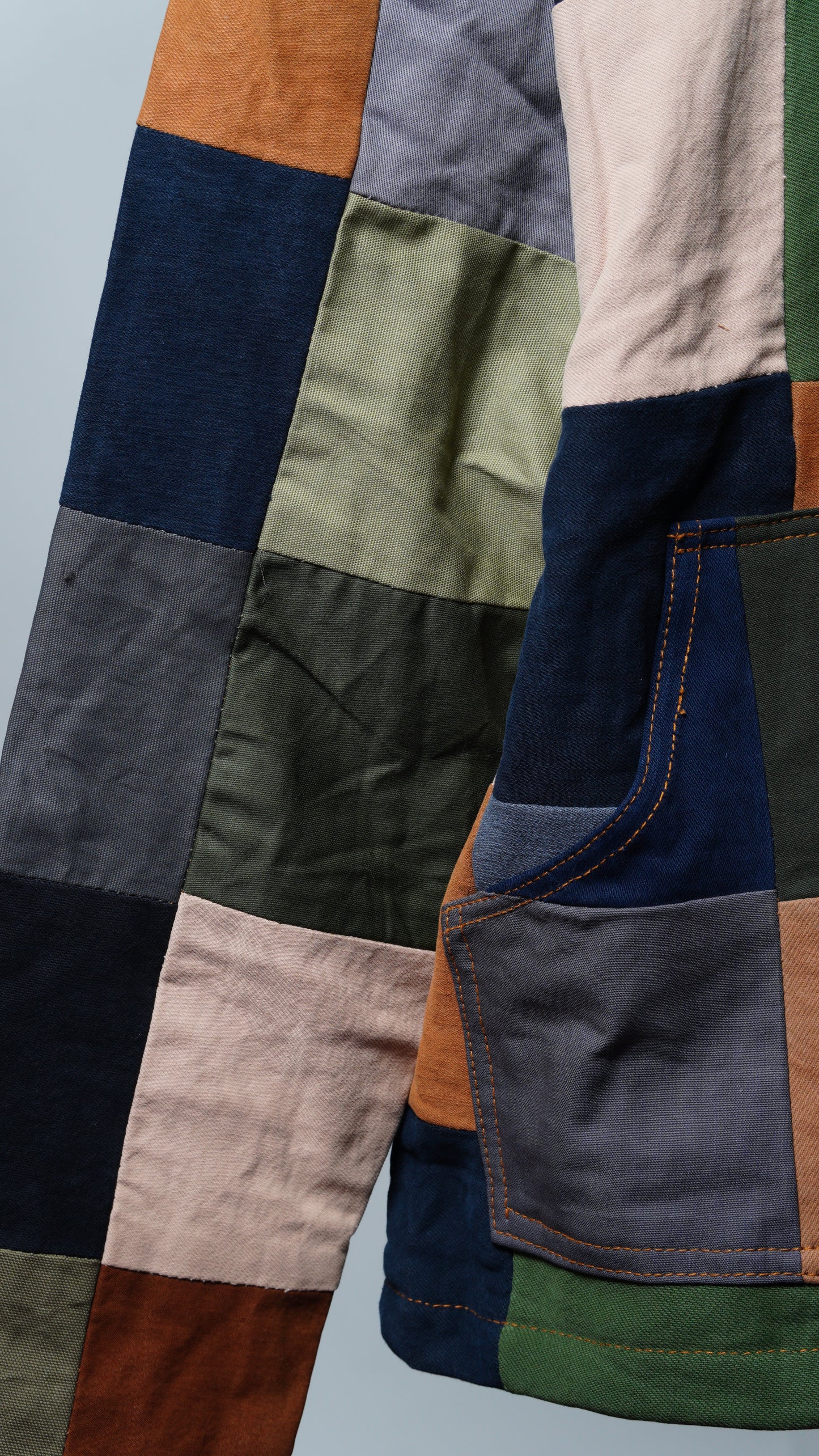 Upcycled Patchwork Jacket Size M