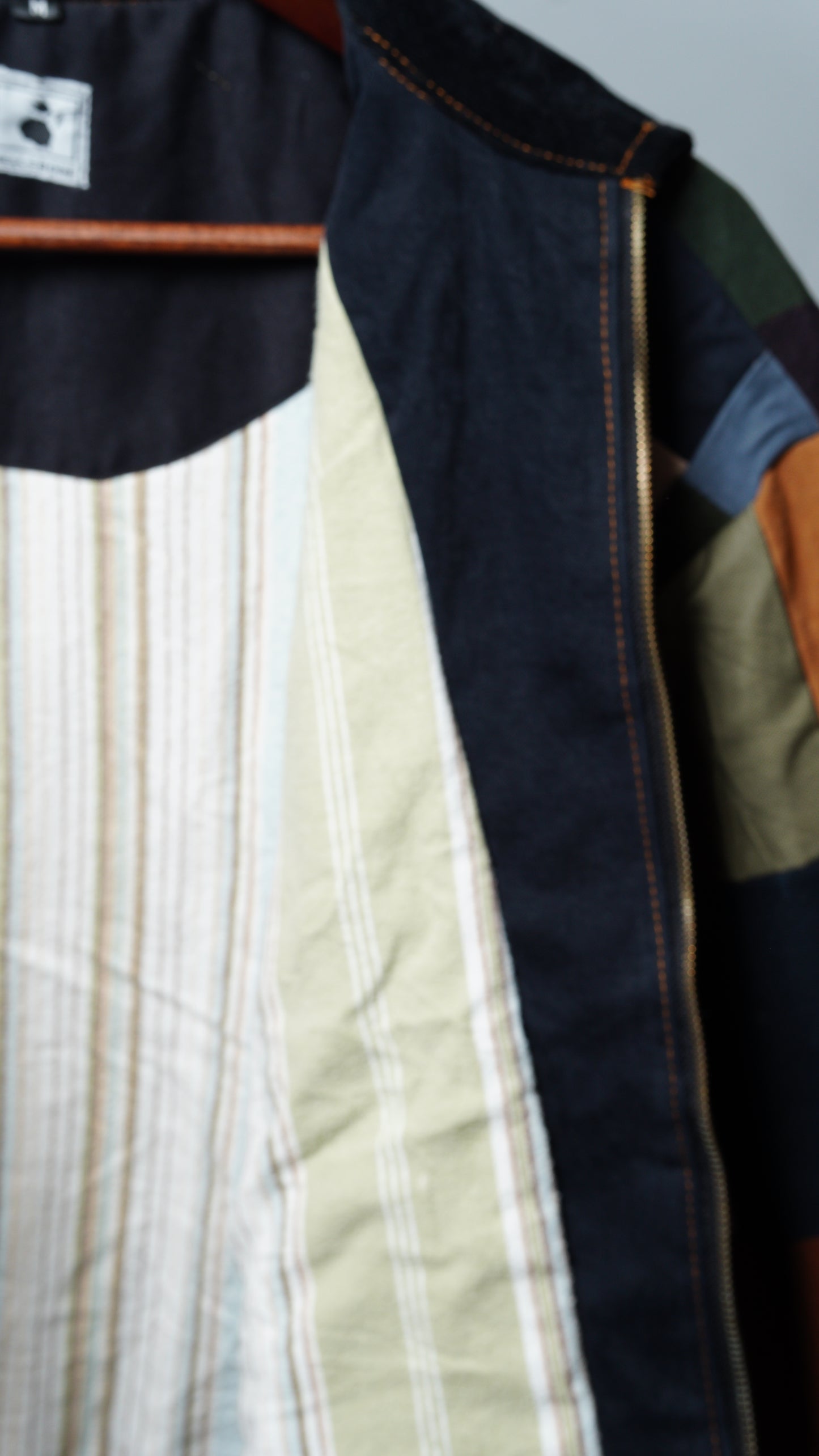 Upcycled Patchwork Jacket Size M