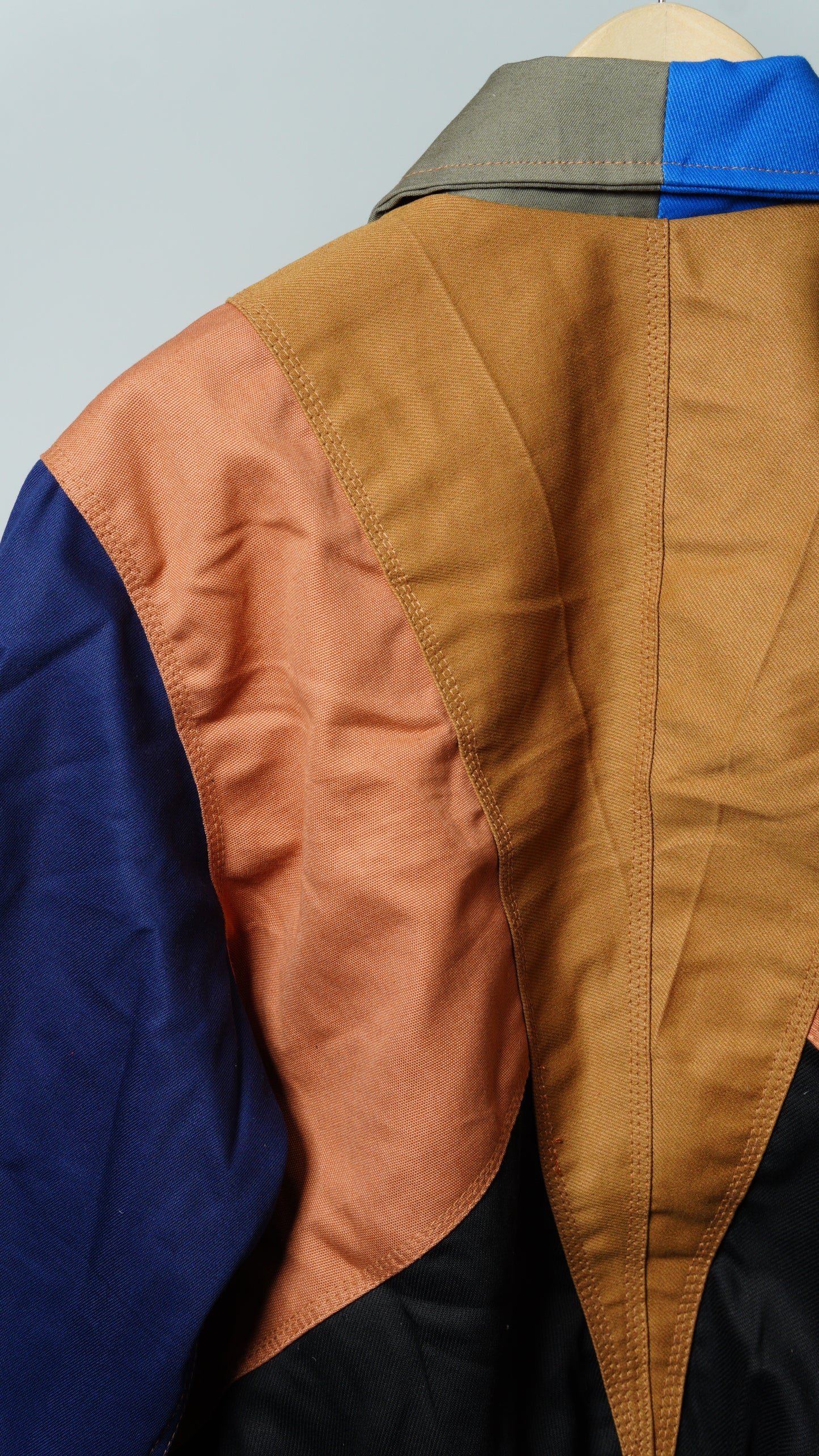 Workwear Colorblock Geometric Jacket Size M
