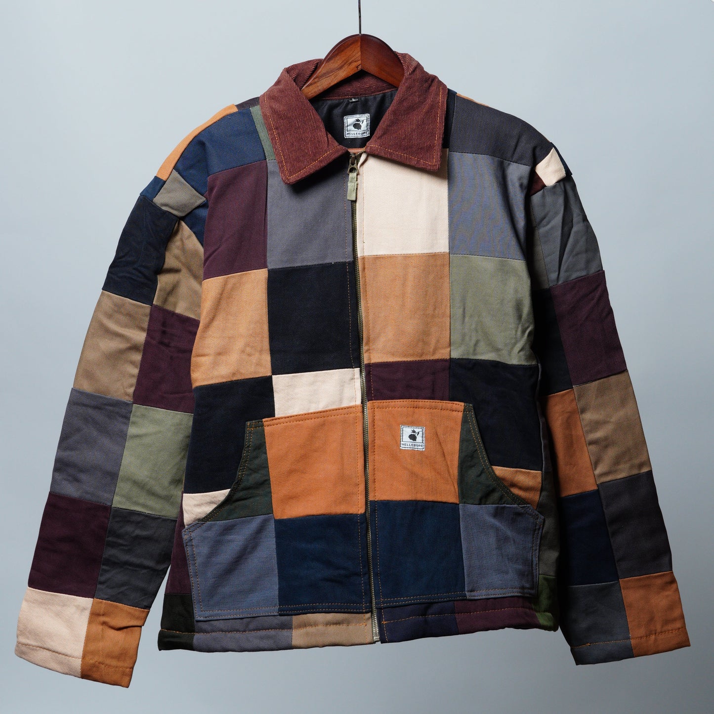 Upcycled Patchwork Jacket Size L