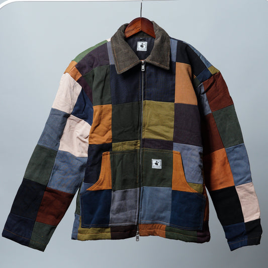 Upcycled Patchwork Jacket Size L