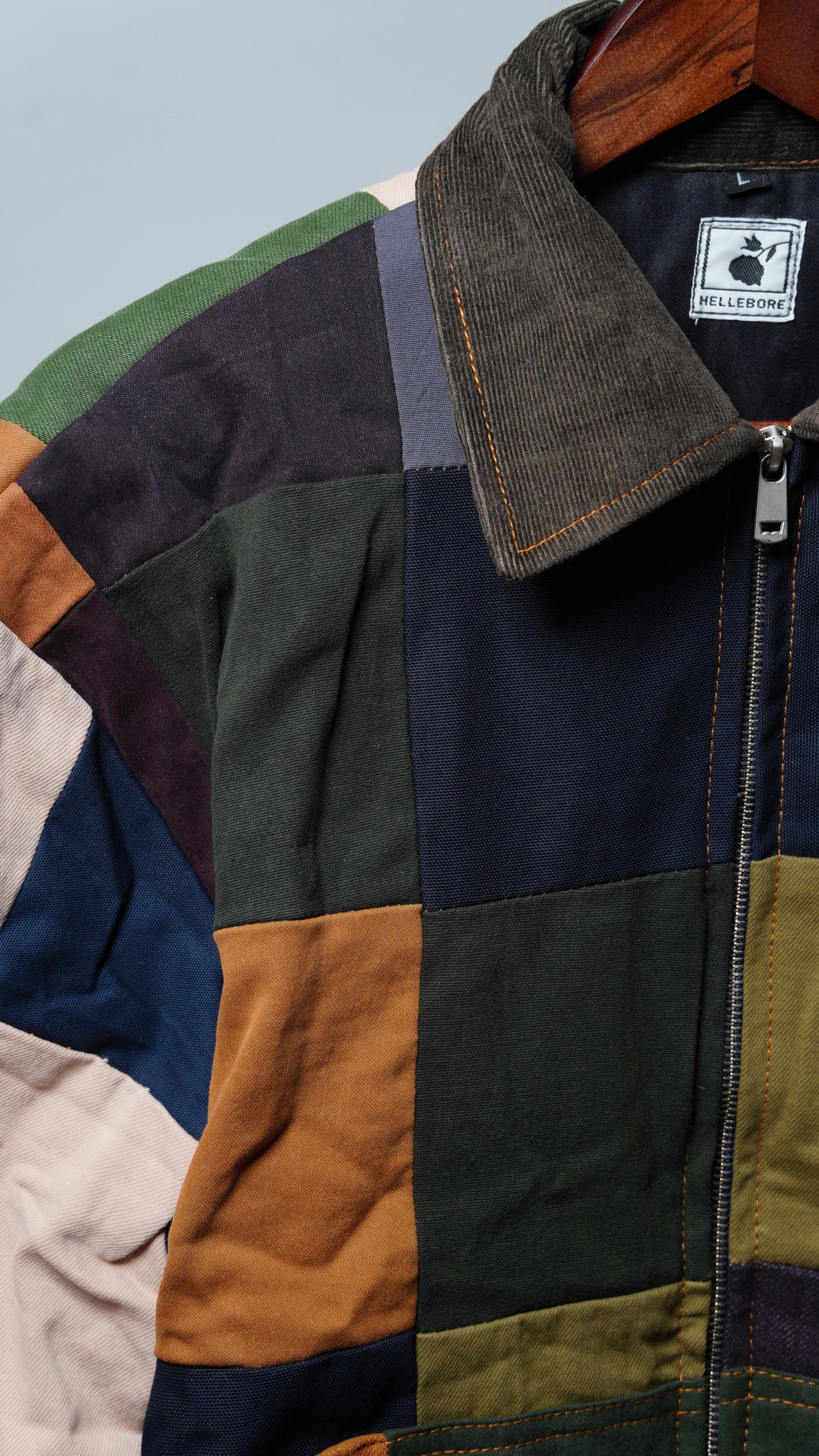 Upcycled Patchwork Jacket Size L