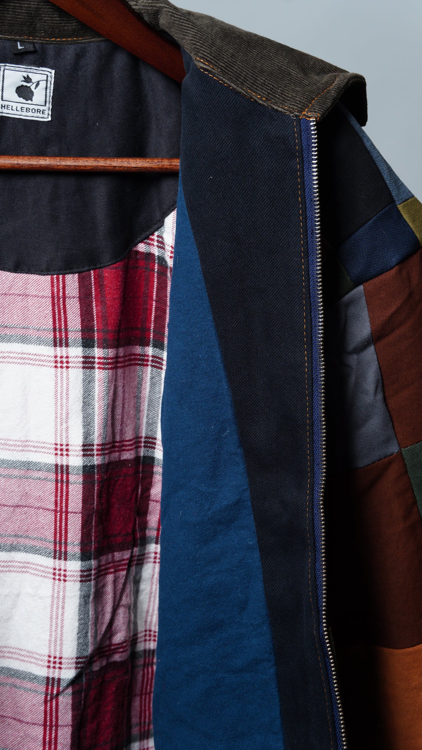 Upcycled Patchwork Jacket Size L