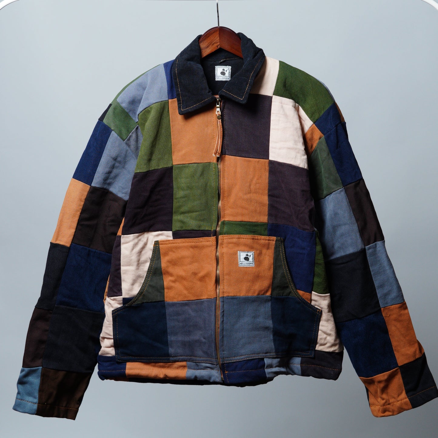 Upcycled Patchwork Jacket Size L