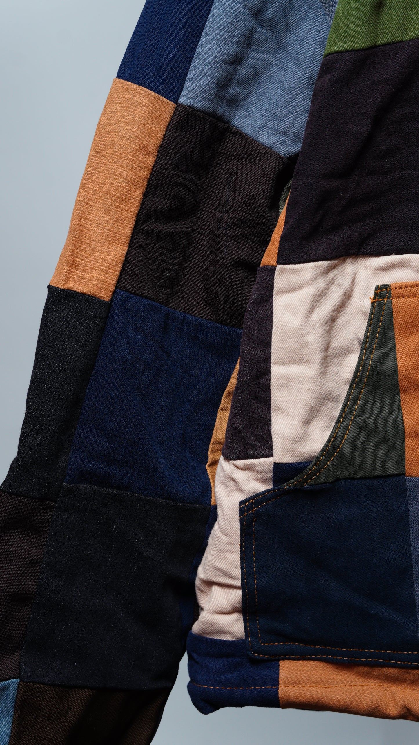 Upcycled Patchwork Jacket Size L