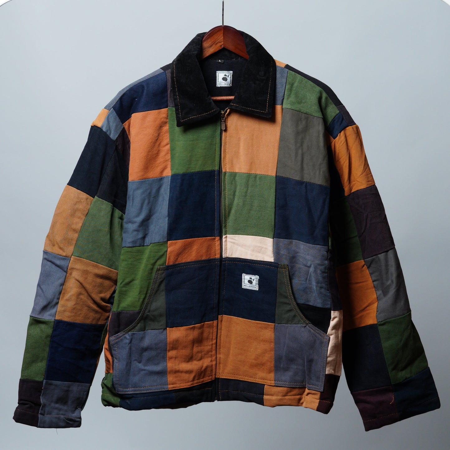 Upcycled Patchwork Jacket Size L