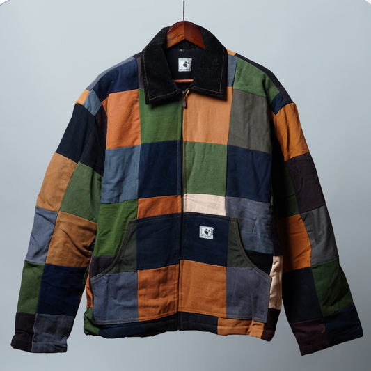 Upcycled Patchwork Jacket Size L