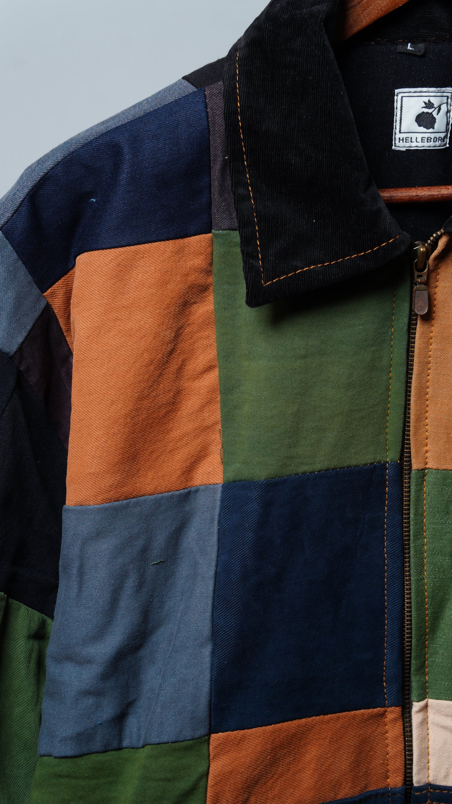 Upcycled Patchwork Jacket Size L