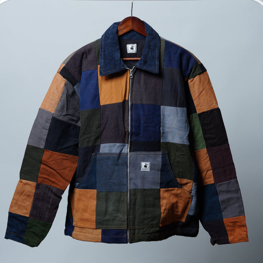 Upcycled Patchwork Jacket Size L